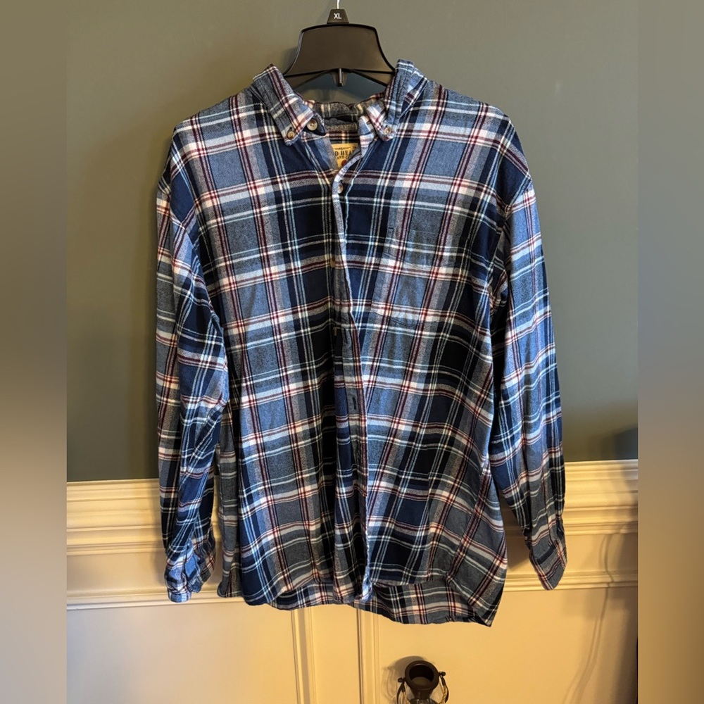Redhead plaid Button Up